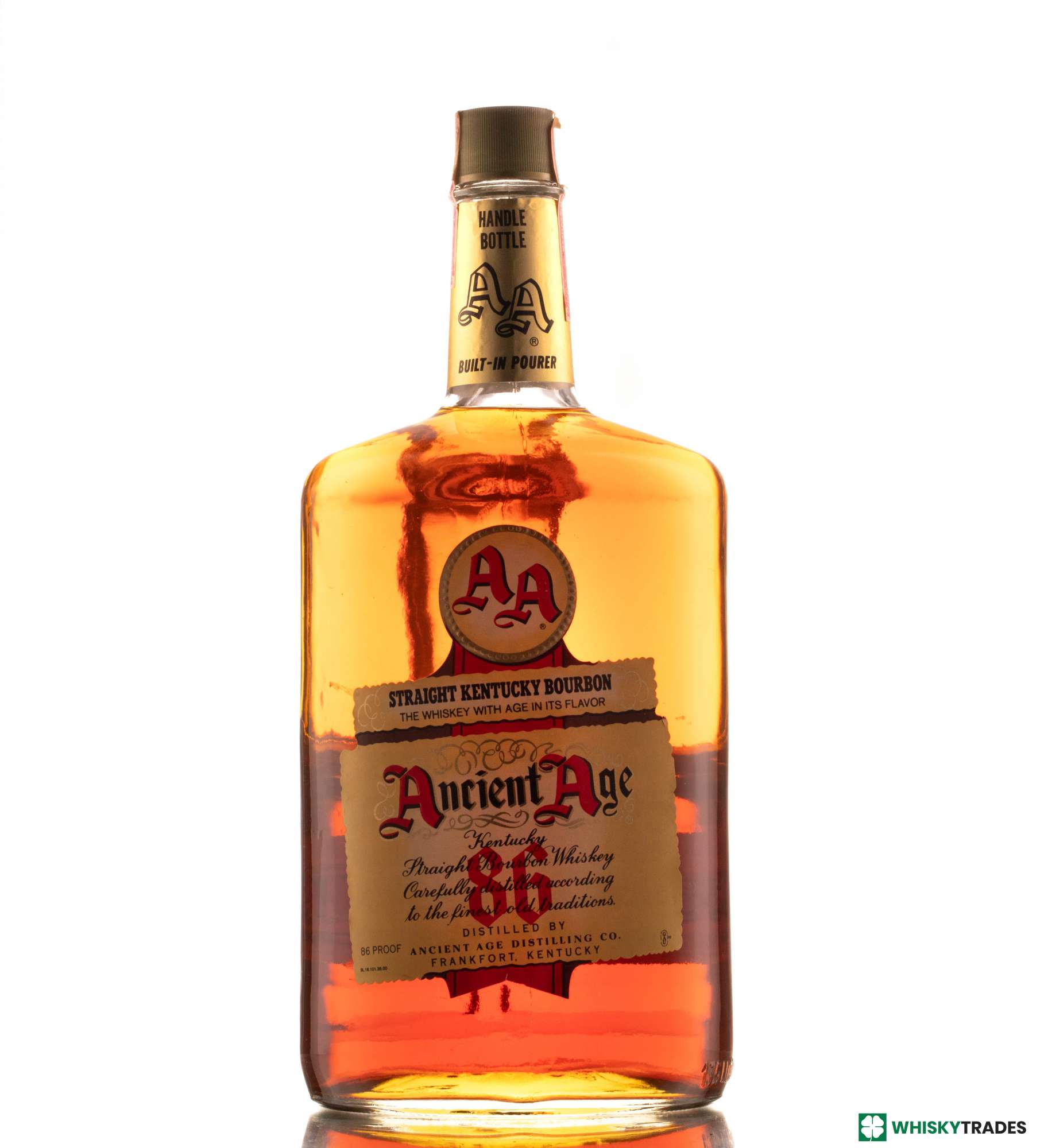 ANCIENT AGE 86 °PROOF KENTUCKY STRAIGHT BOURBON 1.75 LITRE 1980S
